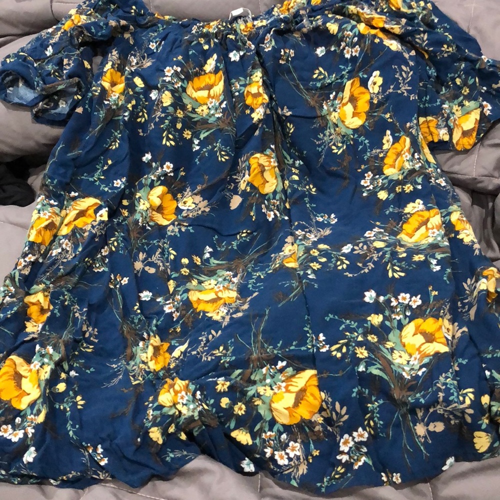 Off the shoulder floral dress